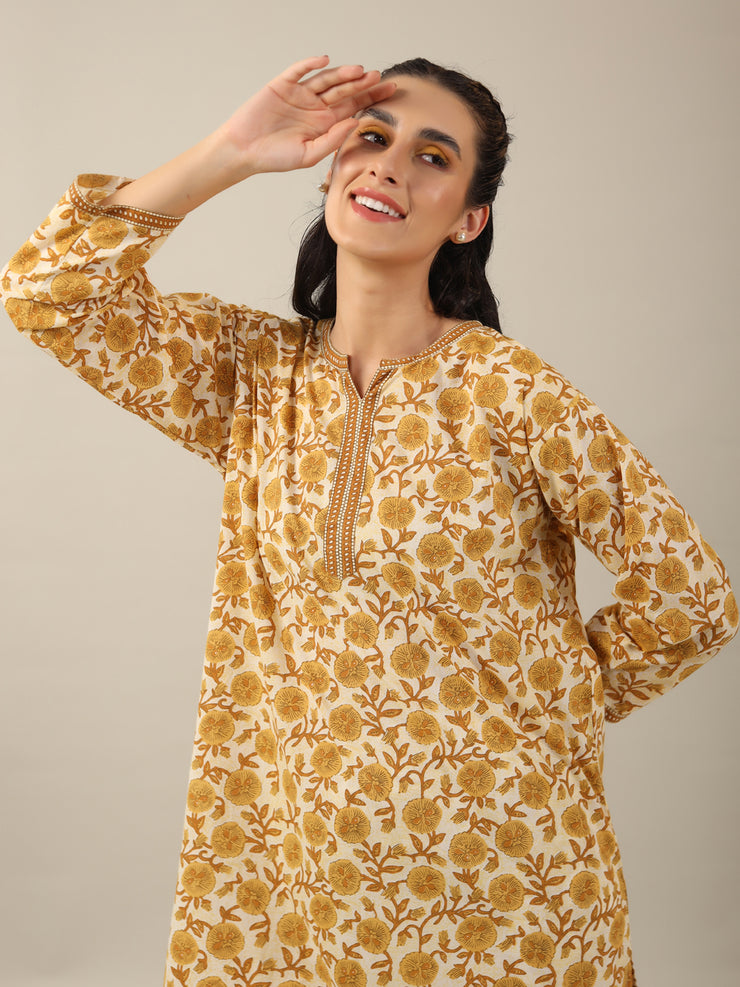 DAHLIA PRINTED Cotton Night SUIT