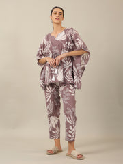 LILAC Cotton Kaftan Set