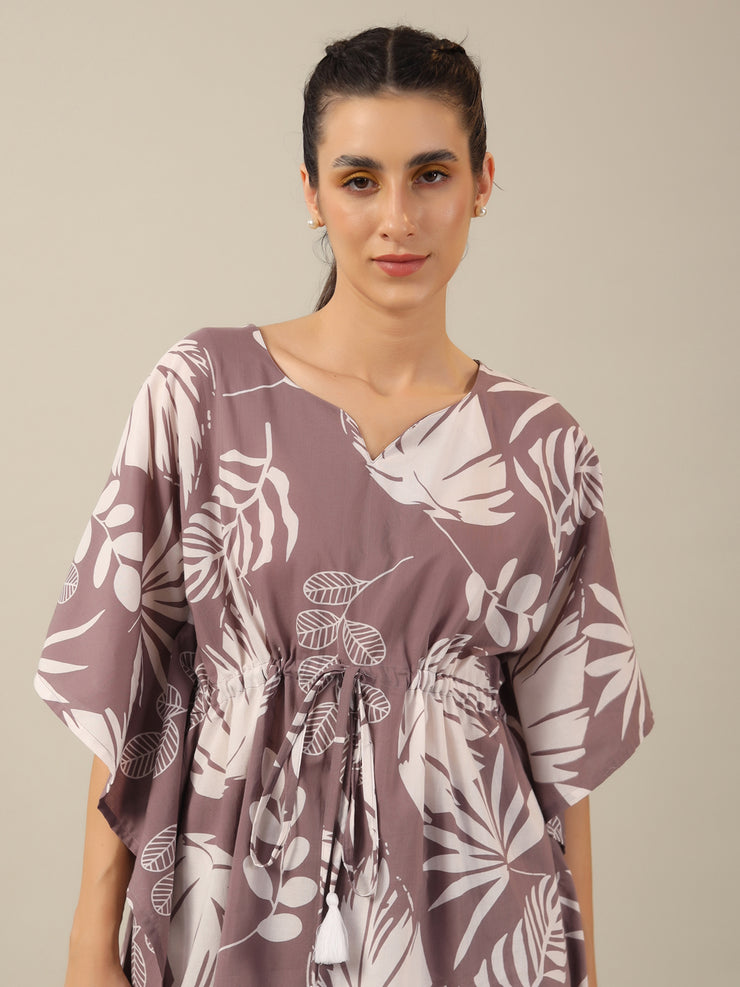 LILAC Cotton Kaftan Set