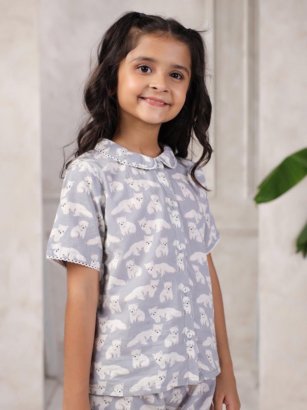 Cotton Printed Night Suit for Kids - SanskrutiHomes 