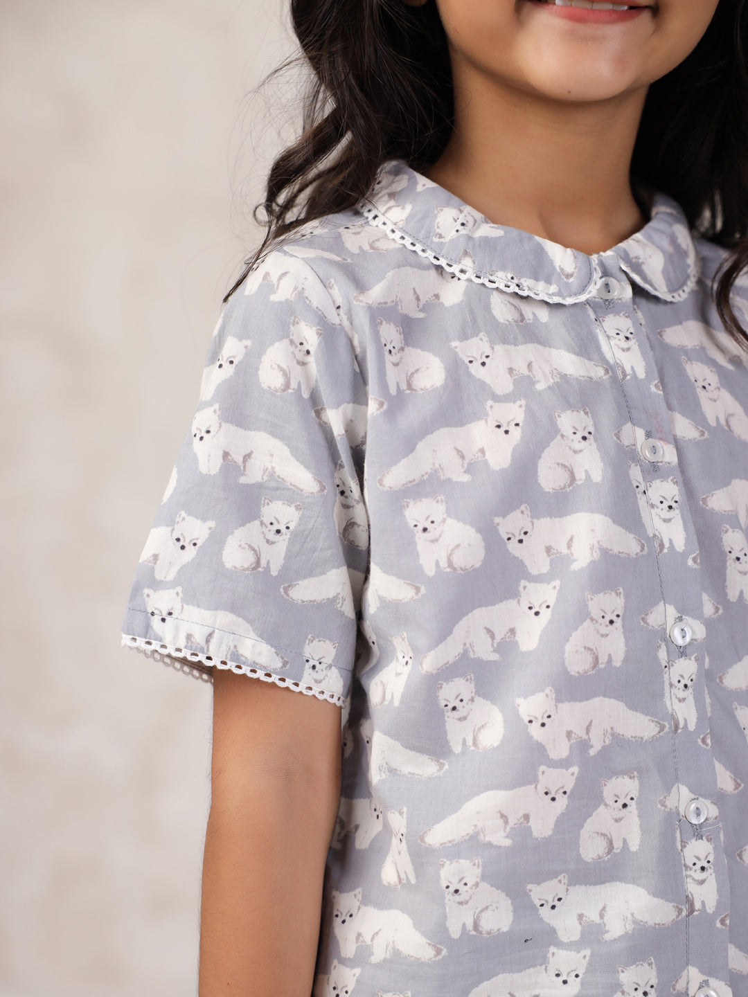 Cotton Printed Night Suit for Kids - SanskrutiHomes 