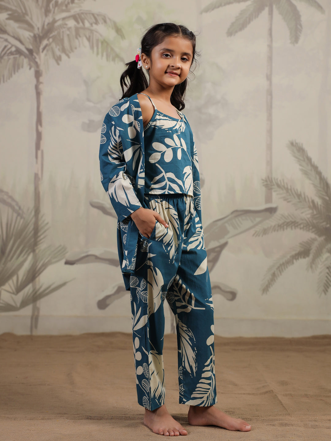 Set of 3 Cotton Night Suit for Kids - SanskrutiHomes 