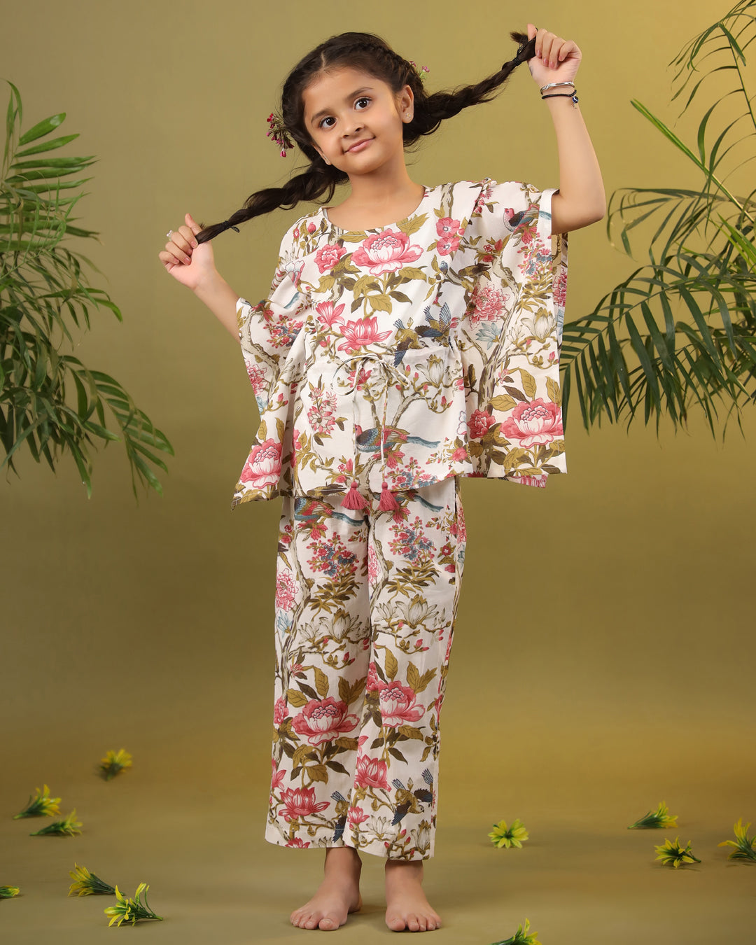 Kids Pure Cotton Multi Colour Printed Night suits