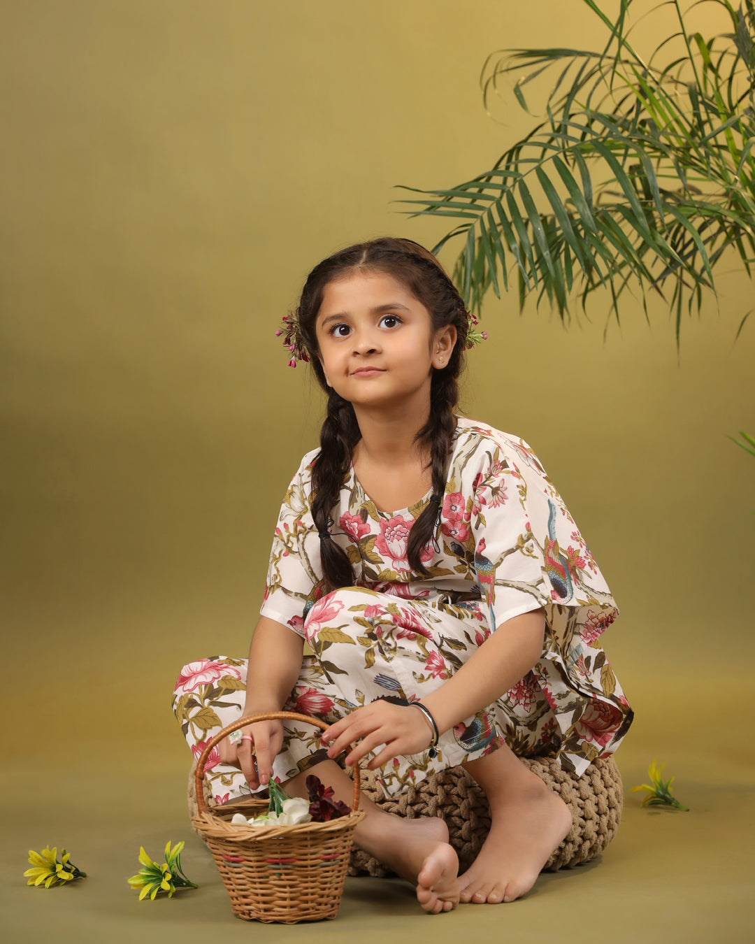 Kids Pure Cotton Multi Colour Printed Night suits