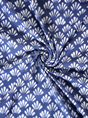 Pure cotton ethnic motif screen print fabric