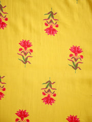 Pure cotton ethnic motif screen print fabric