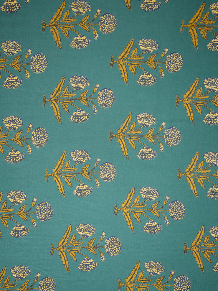 Pure cotton ethnic motif screen print fabric