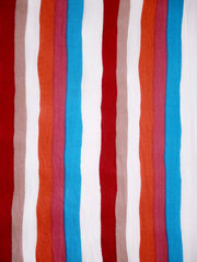 Pure cotton stripes screen print fabric