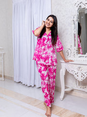 Tie and dye  Printed cotton Coord  Set
