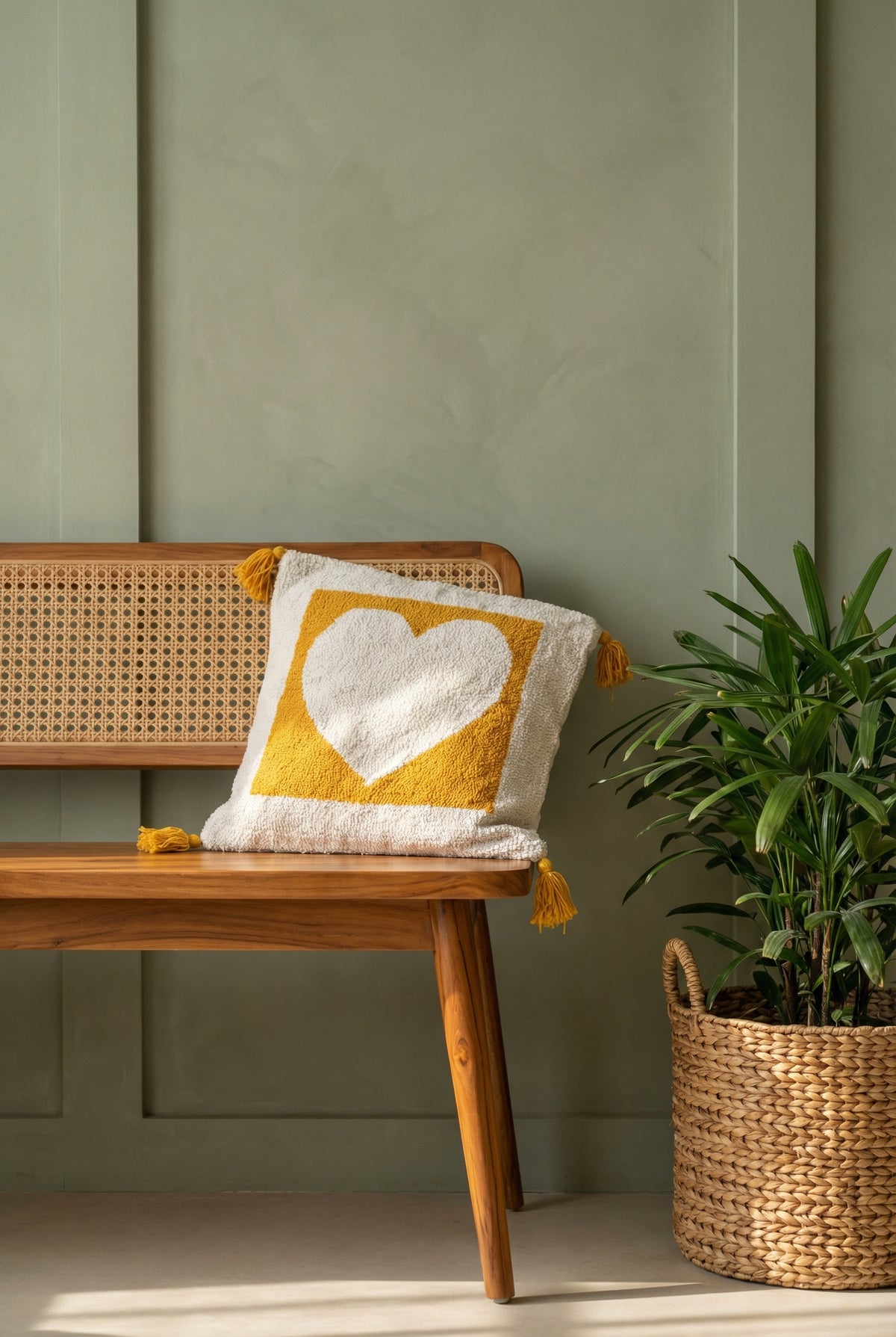 White Graphic Textured Cotton Square Cushion Cover For Home Decor