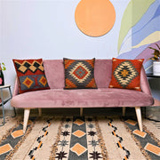 Ikhat Set of 3 Jute Multicolor Cushion Cover