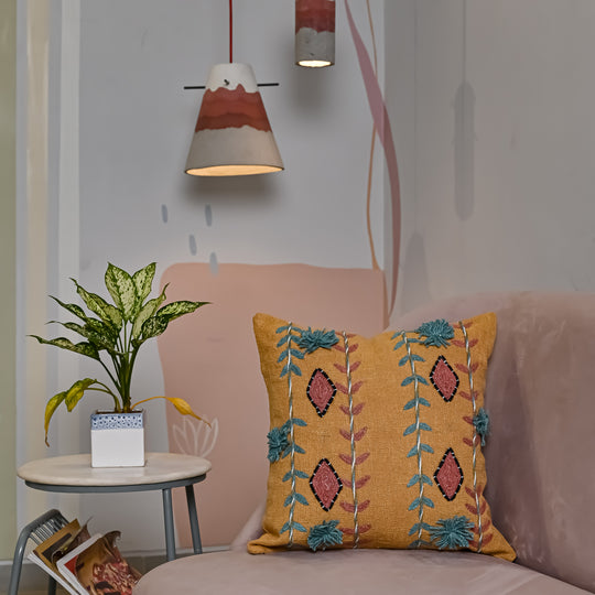 Boho Handloom Pure Cotton Cushion Cover