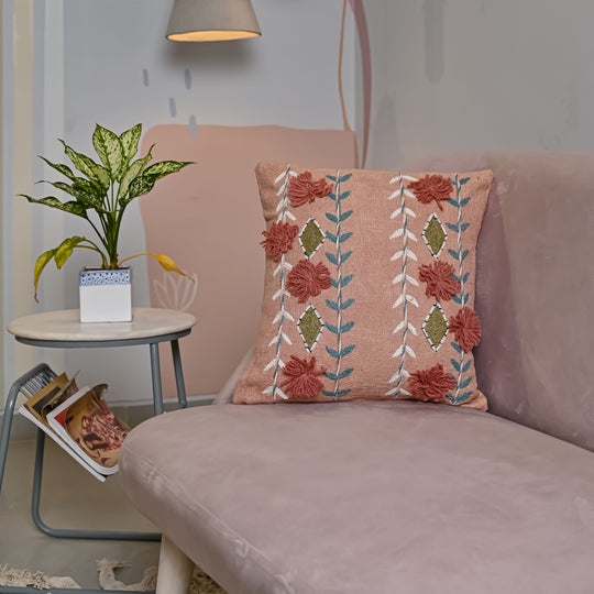 Boho Handloom Pure Cotton Cushion Cover