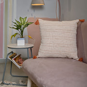 Handloom Pure Cotton Cushion Cove