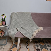 Green Cotton Throw