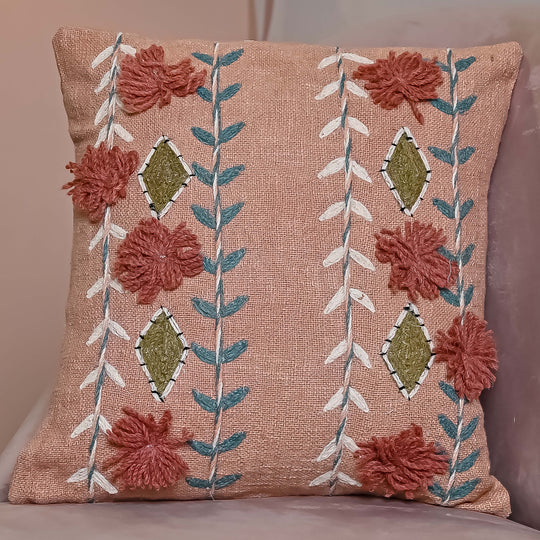 Boho Handloom Pure Cotton Cushion Cover