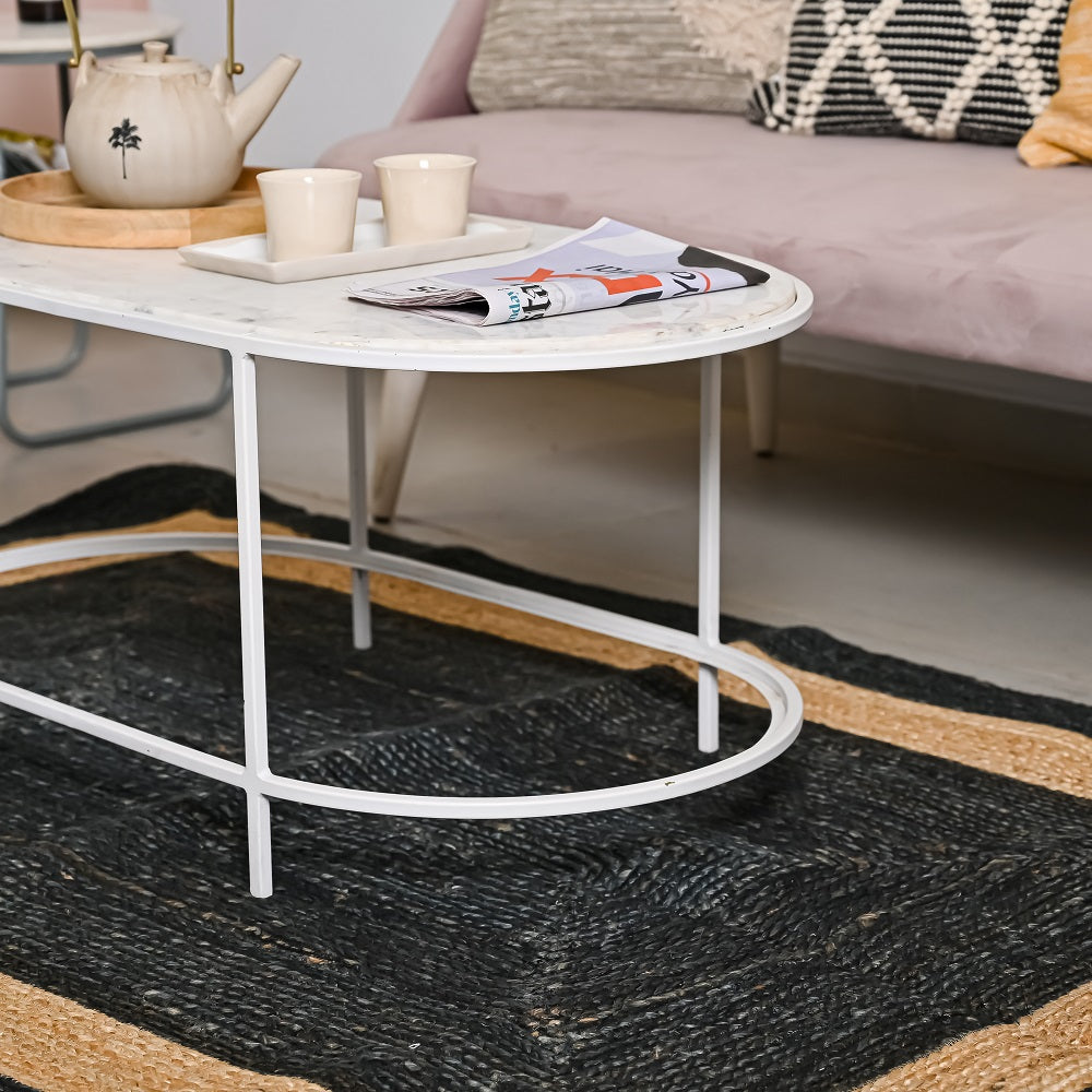 Hand-weaved Designer Jute Rug