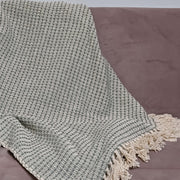 Green Cotton Throw