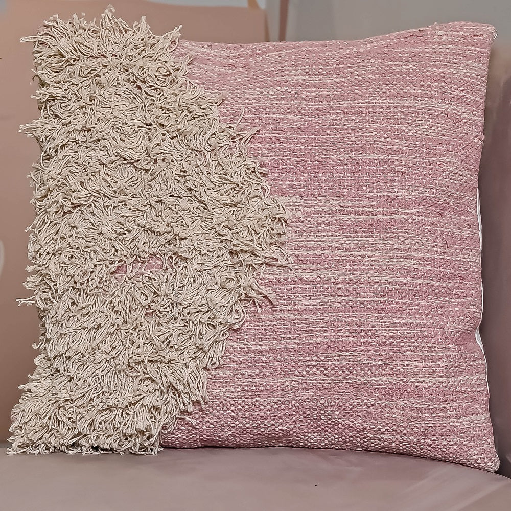 100% Cotton handmade Multi-color Cushion Covers.(Set of 4 )
