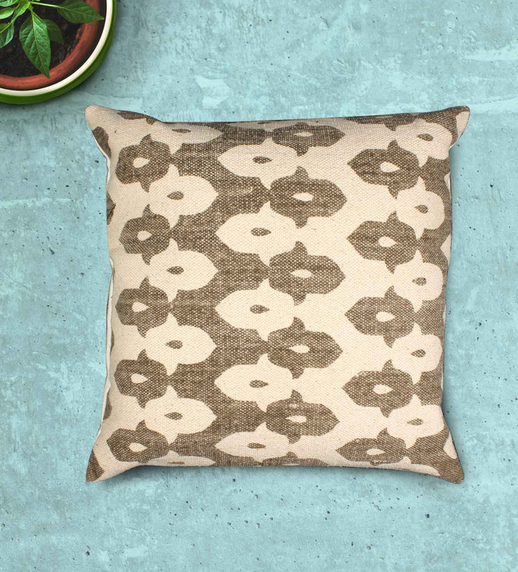 Dual tone Hand-made Cotton Printed Cushion Covers