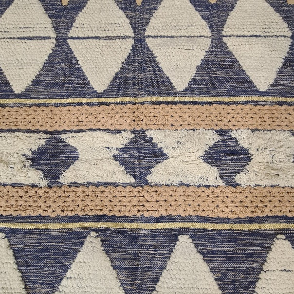 Hand-weaved 100% Multi-color  Rug