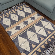 Hand-weaved 100% Multi-color  Rug