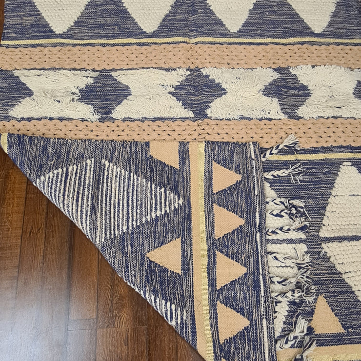 Hand-weaved 100% Multi-color  Rug