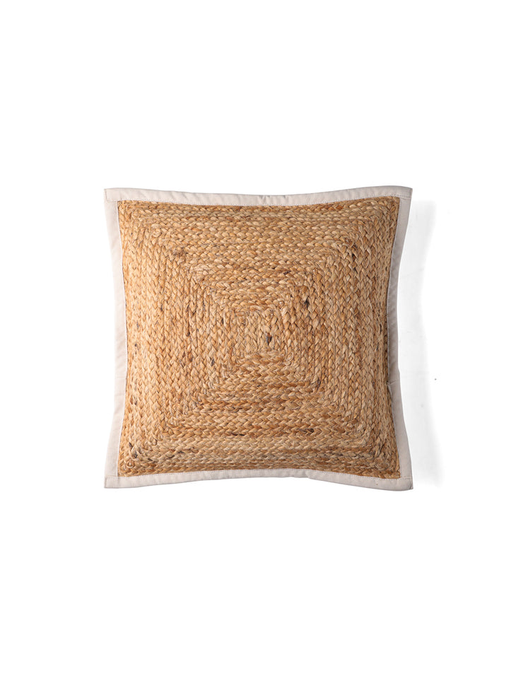 Hand-made Jute Cushion Cover