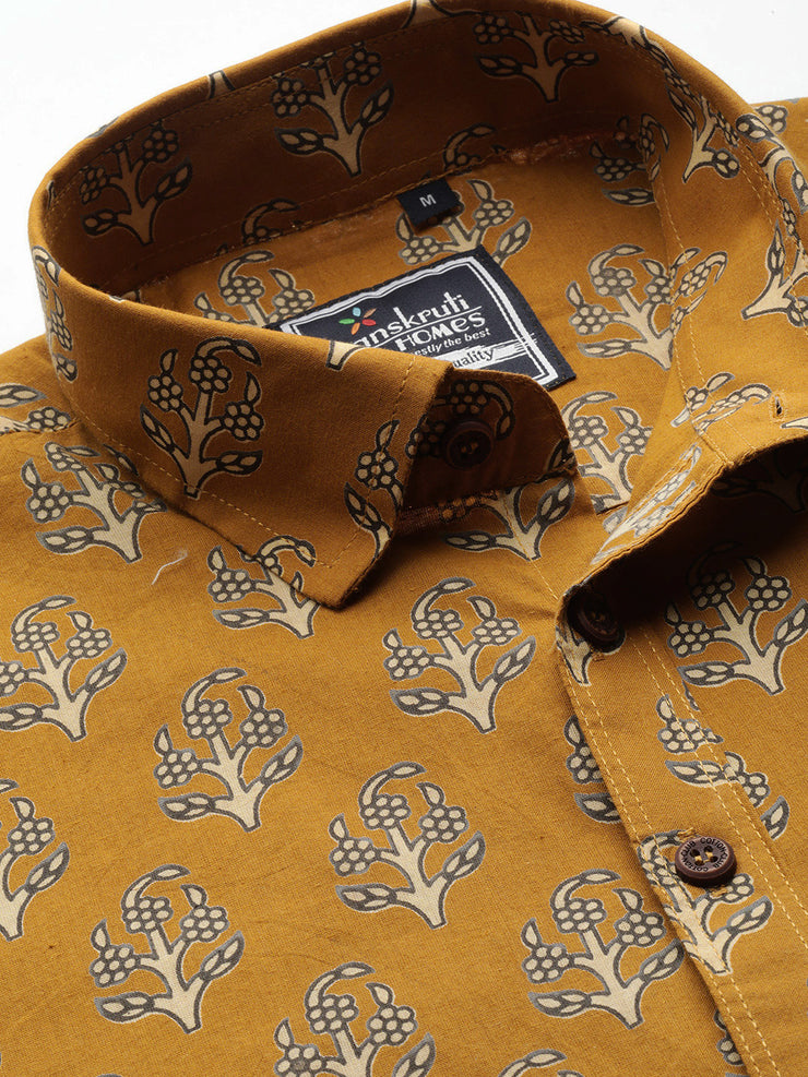 Canary Cotton Printed Shirt