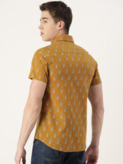 Canary Cotton Printed Shirt