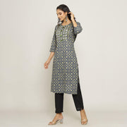 Rang Deep Women Blue Cotton Kurti