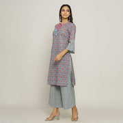 Rang Deep Women SkyBlue Cotton Kurti