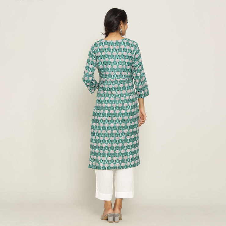 Rang Deep Green Kurta