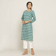 Rang Deep Green Kurta