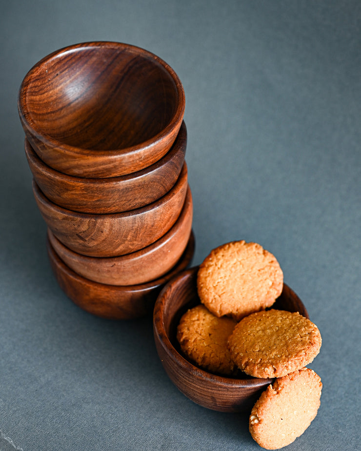 WOODEN BABY BOWL (set of 6 )