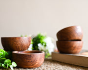 WOODEN BABY BOWL (set of 6 )