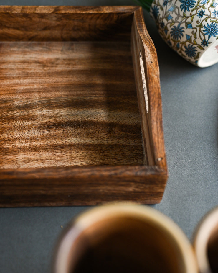 WOODEN TRAY