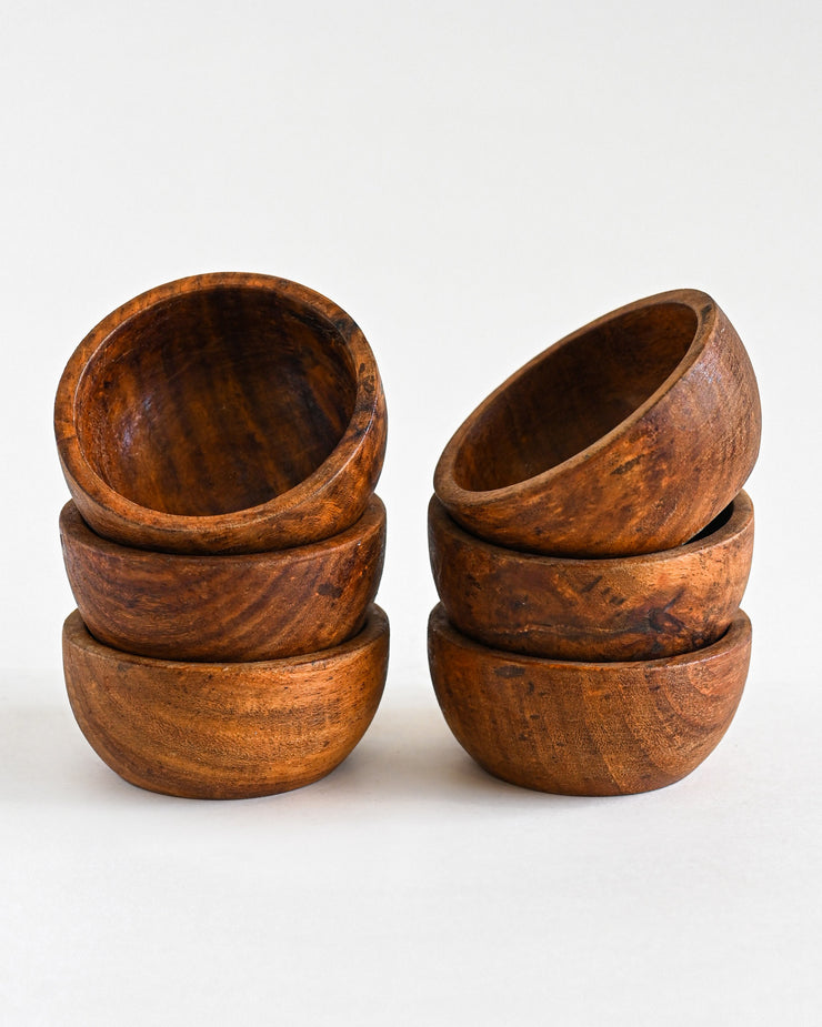 WOODEN BABY BOWL (set of 6 )