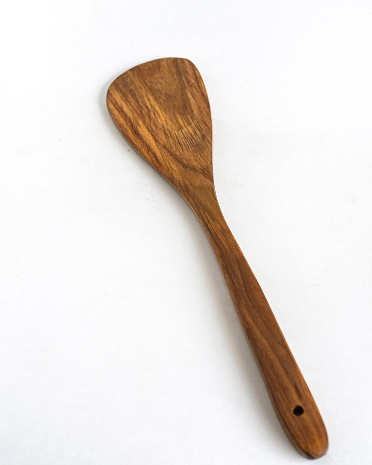 FLAT WOODEN COOKING SPOON