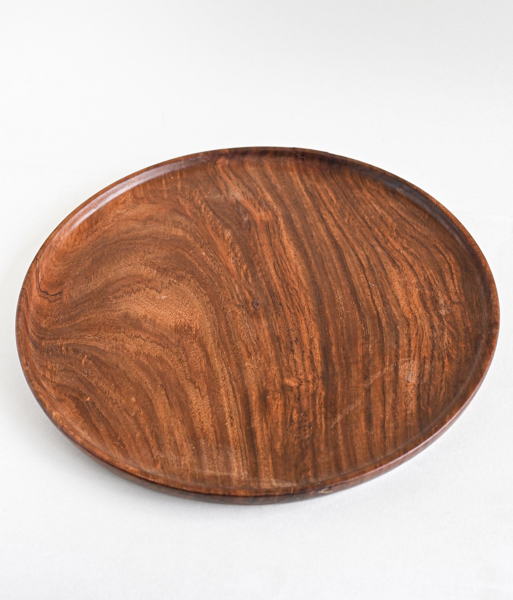 WOODEN ROUND PLATTER