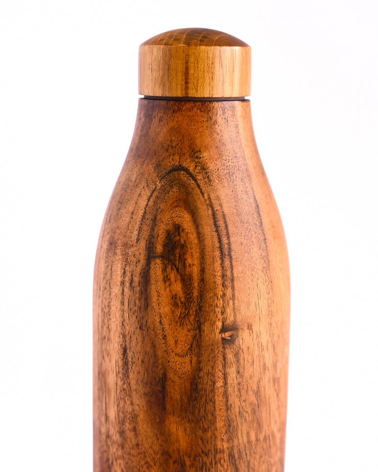 Wodden  copper bottle