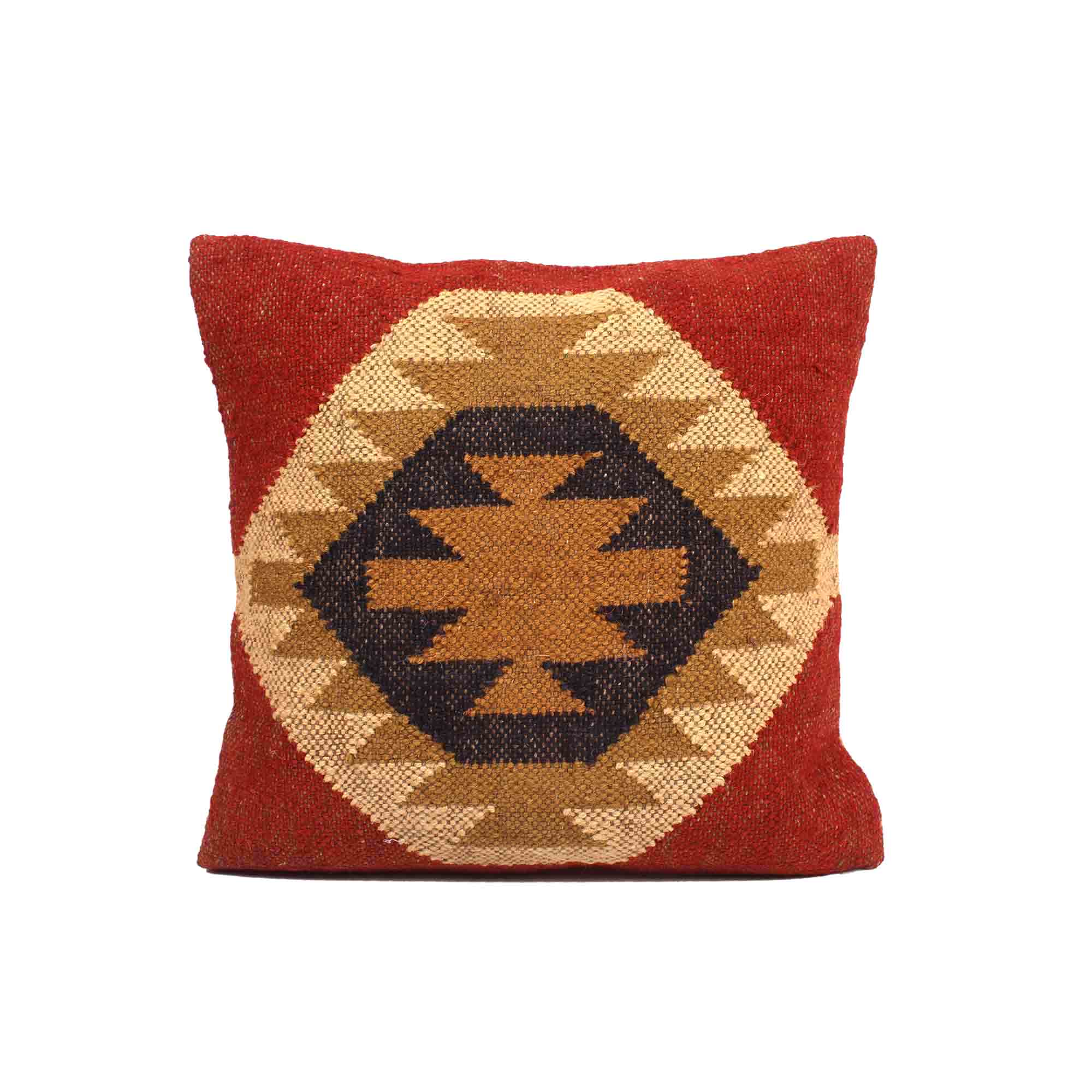 Designer Hand-made Jute Cushion Cover