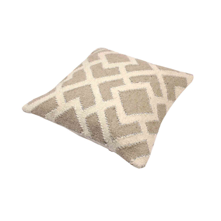 Grey and Beige 100% Jute Cushion Covers.(set of 2 )