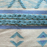 Hand-weaved 100% Cotton Multi-color  Rug