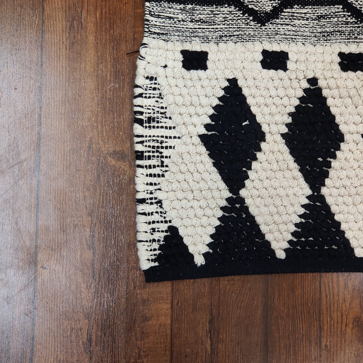 Hand-weaved 100% Cotton Multi-color  Rug