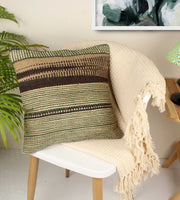 Designer Hand-made Jute Cushion Cover