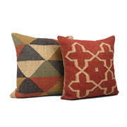 Designer Hand-made Jute Cushion Cover(set of 2)