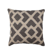 Grey and Beige 100% Jute Cushion Covers.(set of 2 )