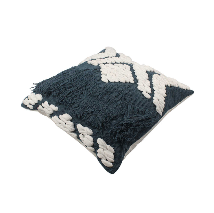 Hand-made Cotton NAVY BLUE Cushion Cover