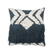 Hand-made Cotton NAVY BLUE Cushion Cover